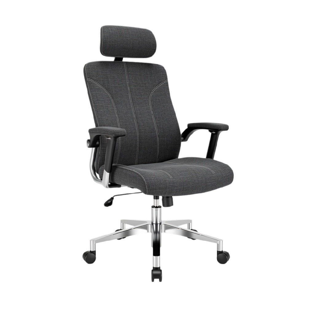 **Ergonomische Bureaustoel met Verstelbare Rugleuning en Armleuningen**